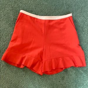 🍊SEE BY CHLOE Orange Ruffles Summer Shorts